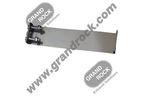 4" FLAT BAND CLAMP:304SS