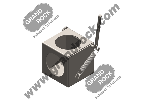 4" 2 POSITION DIVERTER BOX SS