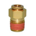 TR38SF14 Male Connector Swivel Brass Fitting 3/8\" OD x 1/4\" NPT