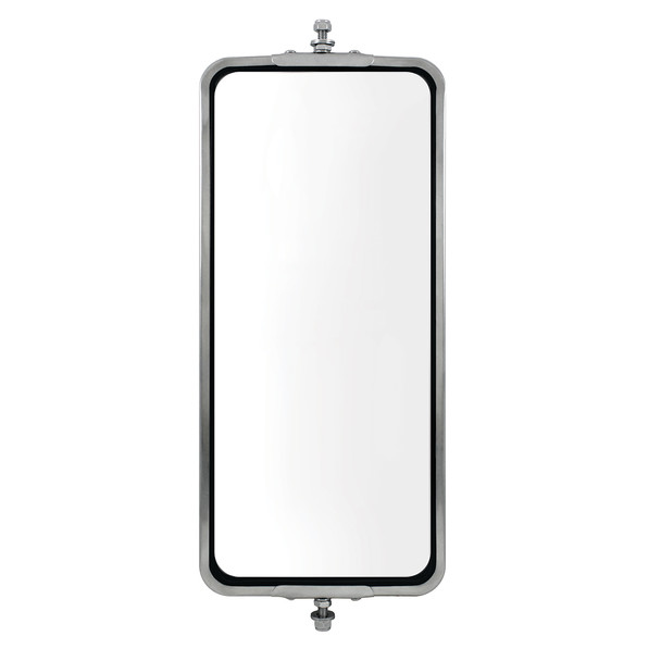 60028-UP 7" X 16" 430 STAINLESS STEEL WEST COAST STYLE MIRROR - NON HEATED