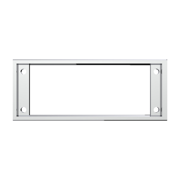 40998-UP CHROME PLASTIC A/C CONTROL DASH PANEL BEZEL FOR KENWORTH W900 (1990-2005) & T800 (1986-2005)