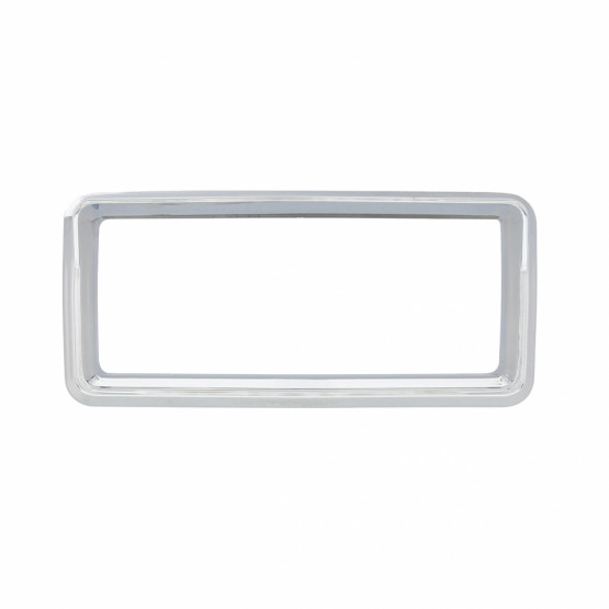 41445-UP CHROME CENTER DASH DISPLAY BEZEL FOR KENWORTH W900/T800 (2006+) AND T660 (2008-2017)