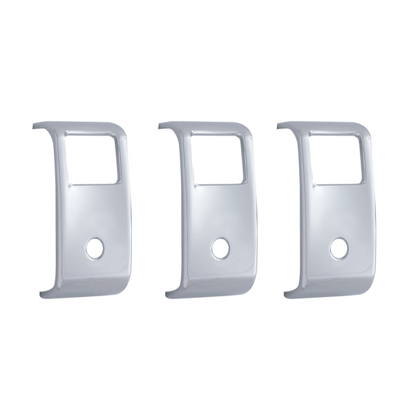 41409-UP ROCKER SWITCH COVER FOR 2006+ KENWORTH - PLAIN (CARD OF 3)