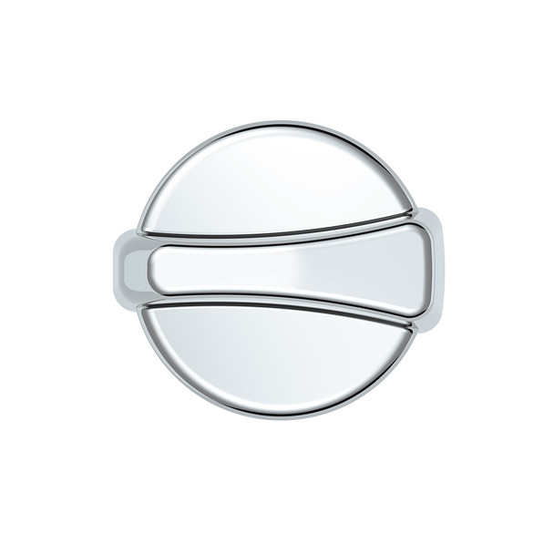 41083-UP CHROME PLASTIC WIPER DIAL KNOB FOR 2002-2005 KENWORTH W900/T800/T600