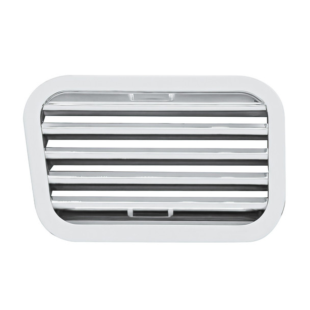 41372-UP CHROME PLASTIC A/C DEFROSTER VENT FOR 2006+ KENWORTH W900/T800/T660/T600- DRIVER