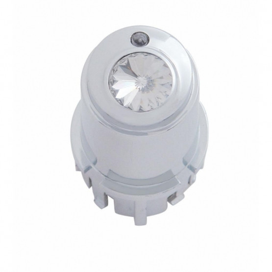 41193-UP CENTER A/C CONTROL KNOB FOR 2006+ KENWORTH - CLEAR CRYSTAL