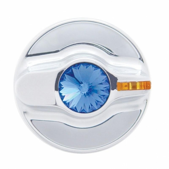 41316-UP SIGNATURE A/C CONTROL KNOB FOR KENWORTH - BLUE CRYSTAL