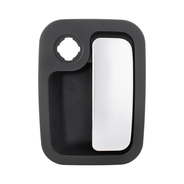 42613B-UP CHROME EXTERIOR HANDLE FOR 1997-2002 KENWORTH T2000 - PASSENGER (BULK)