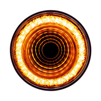 36655-UP  24 LED 4" Mirage Light -amber Led/Clear Lens