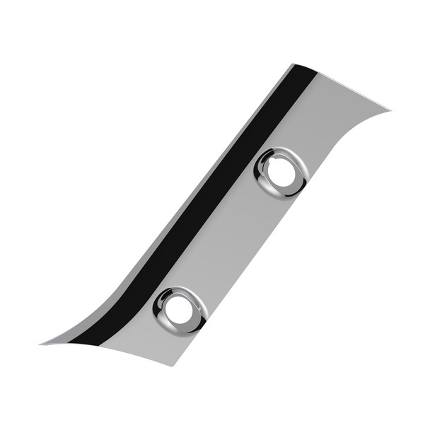 41431-UP CHROME PLASTIC INTERIOR WINDOW POST COVER FOR 2006-2024 KENWORTH W900 - PASSENGER