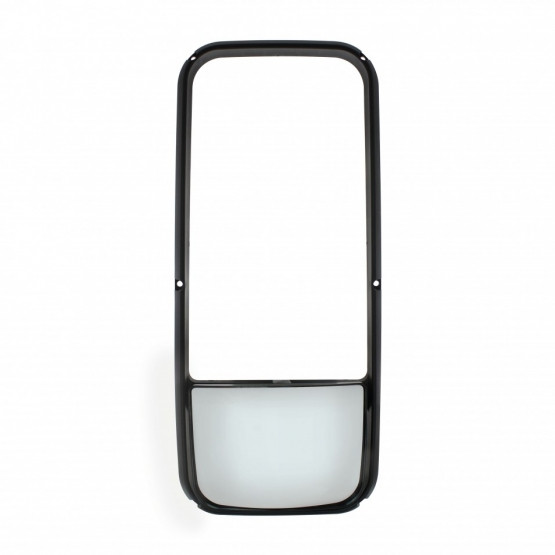 42782-UP KENWORTH T600/T660/T800 SERIES MIRROR FRAME WITH LOWER CONVEX MIRROR - HEATED