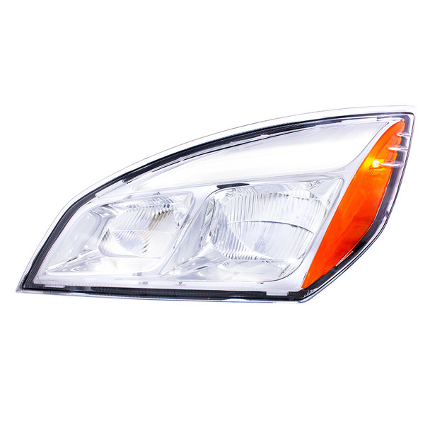 35737-UP CHROME LED HEADLIGHT FOR 2018-2024 FREIGHTLINER CASCADIA - DRIVER