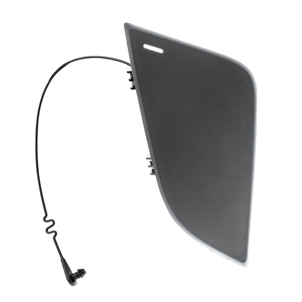 42527-UP BLACK TOW HOOK ACCESS COVERS FOR 2018-2024 FREIGHTLINER CASCADIA  PASSENGER