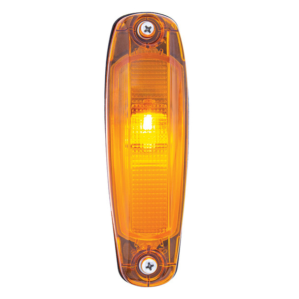 36812-UP 2 LED CAB LIGHT FOR 2018-2024 FREIGHTLINER CASCADIA - AMBER LED/AMBER LENS