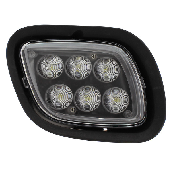 31099-UP 6 LED FOG LIGHT FOR 2008-2017 FREIGHTLINER CASCADIA - PASSENGER -COMPETITION SERIES