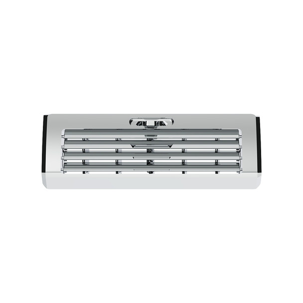 42067-UP CHROME PLASTIC A/C VENT FOR 2008-2017 FREIGHTLINER CASCADIA - CENTER/ADJUSTABLE