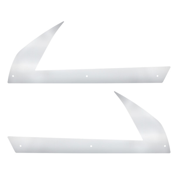 29149-UP 430 SS BELOW HEADLIGHT FENDER GUARDS FOR 2018-2024 FREIGHTLINER CASCADIA (PAIR)