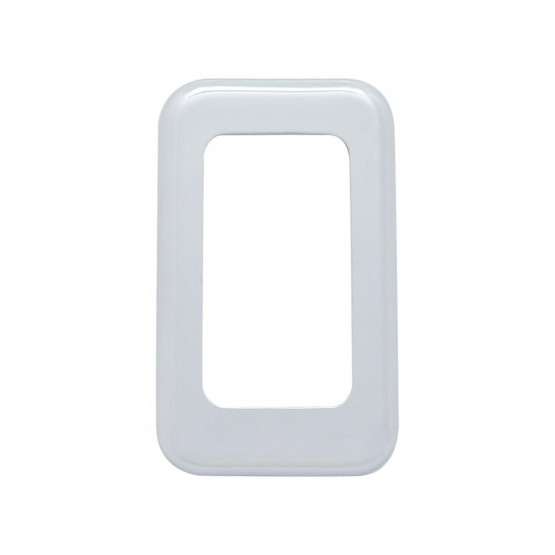 42018-UP CHROME PLASTIC WINDOW SWITCH BEZEL FOR 2000-2010 INTERNATIONAL 9900I/9400I/9200I (CARD OF 3)