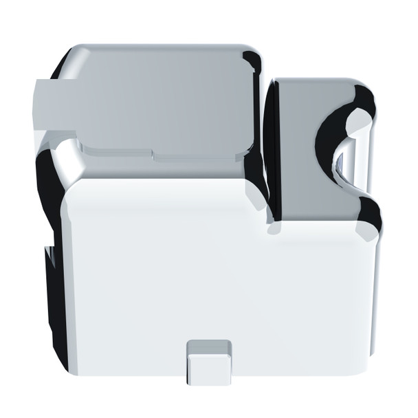 21017-UP CHROME PLASTIC TURN SIGNAL SWITCH COVER FOR GROTE STYLE LEVER