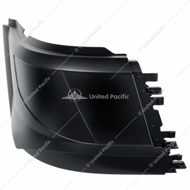 42818-UP BUMPER END WITHOUT FOG LIGHT FOR 2015-2017 VOLVO VNL SHORT HOOD WITH AERO STYLE BUMPER - PASSENGER