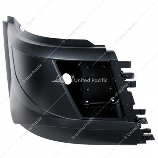 42820-UP BUMPER END WITH FOG LIGHT FOR 2015-2017 VOLVO VNL SHORT HOOD WITH AERO STYLE BUMPER - PASSENGER