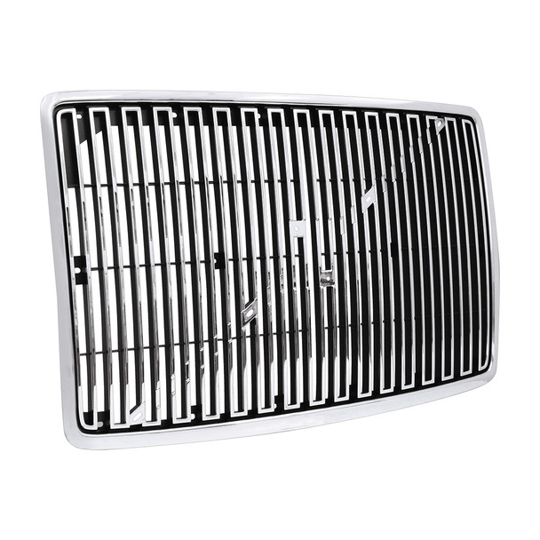 21099-UP CHROME GRILLE FOR 1996-2003 VOLVO VN/VNL