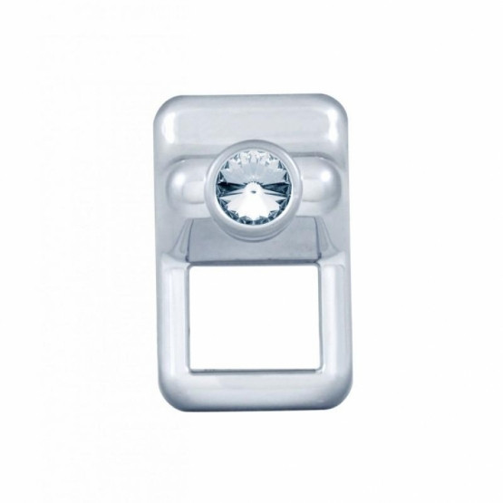 41654-UP SWITCH PLUG COVER FOR VOLVO - CLEAR CRYSTAL