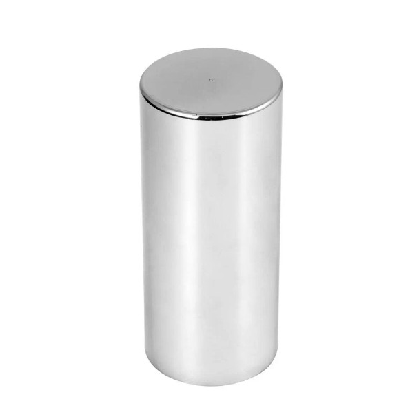 10243GG - CHROME PLASTIC 33MM FLAT TOP CYLINDER LUG NUT COVER Push-On 3-1/2" H