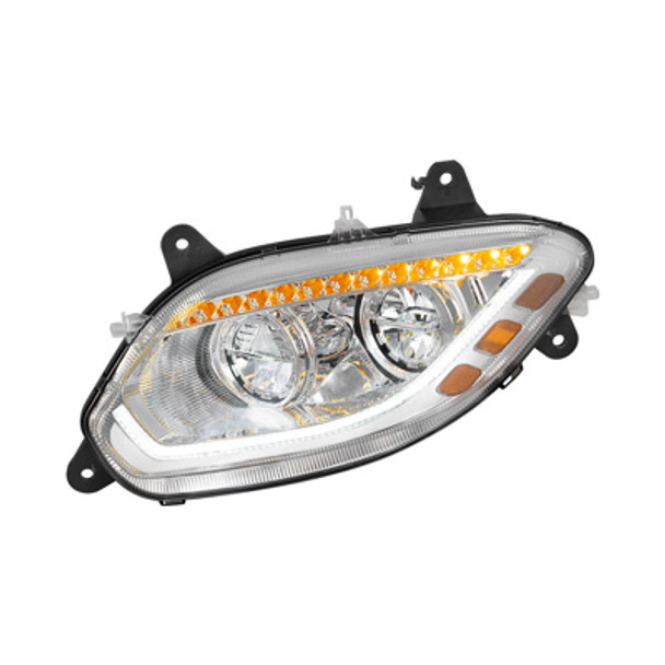 36066-UP Chrome 86 LED Headlight For 2018-2025 International LT- Driver 36066-UP Chrome 86 LED Headlight For 2018-2025 International LT- Driver