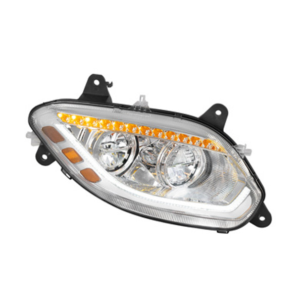36067-UP Chrome 86 LED Headlight For 2018-2025 International LT- Passenger 36067-UP Chrome 86 LED Headlight For 2018-2025 International LT- Passenger