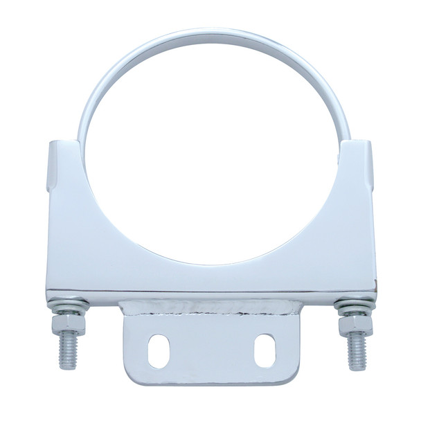 5" Chrome Cab Exhaust Clamp For Peterbilt