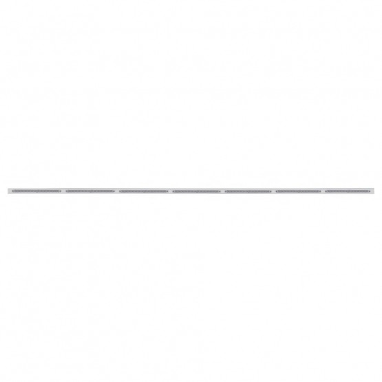 94" Stainless Light Bracket With 7X 14 LED 12" Light Bars - Amber LED/Clear Lens