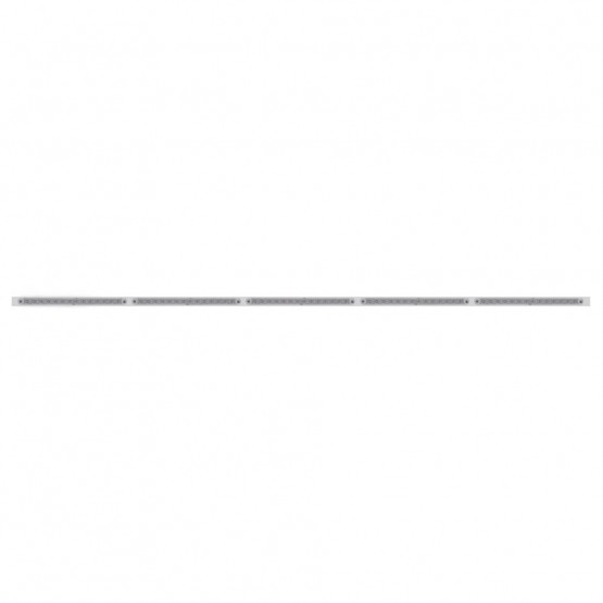 94" Stainless Steel Light Bracket With Five 23 SMD LED 17-1/4" Light Bar - Red LED/Clear Lens