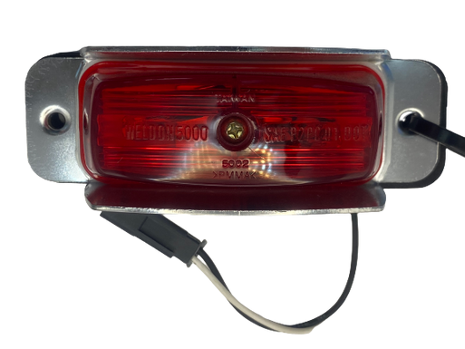 5120-1308-11 Weldon 5120 Series Marker Light with Shield 2 Wire (Red)