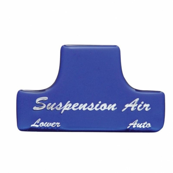 "Suspension Air" Switch Guard Sticker Only - Indigo Blue