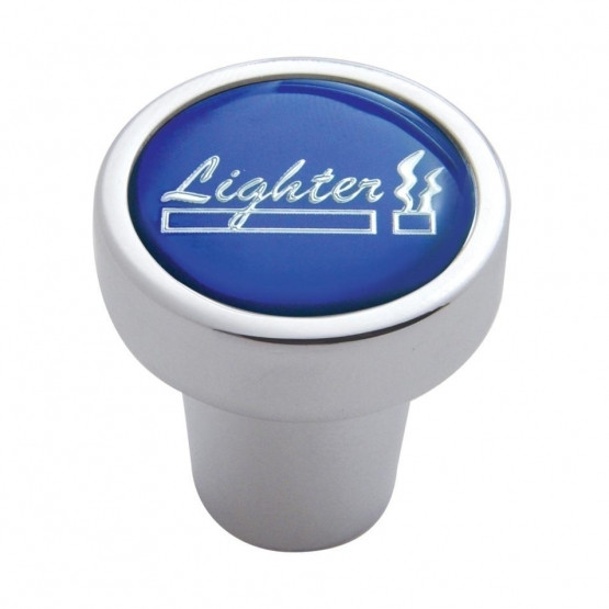 Cigarette Lighter Knob - Blue Glossy Sticker