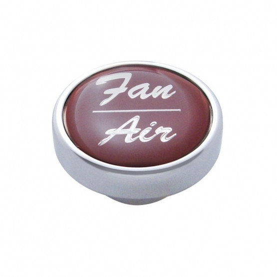 "Fan/Air" Dash Knob - Red Glossy Sticker