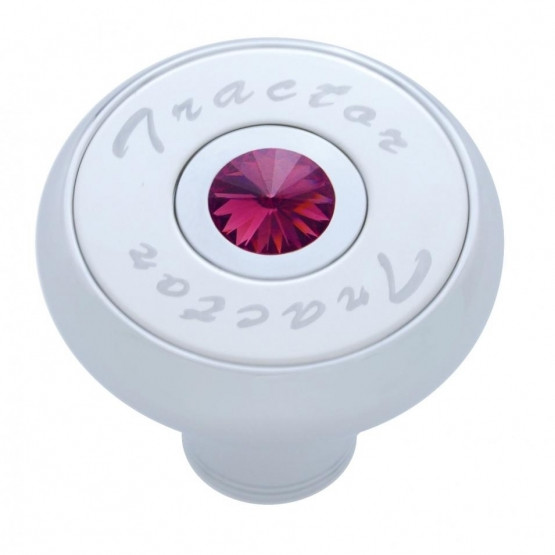 "Tractor" Deluxe Air Valve Knob - Purple Crystal