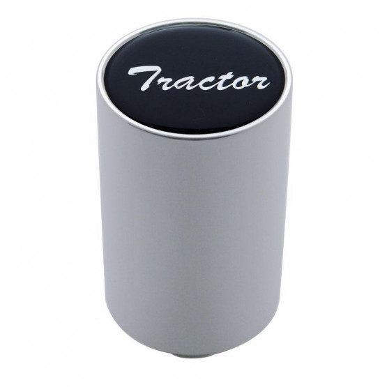 "Tractor" 3" Air Valve Knob - Black Aluminum Sticker