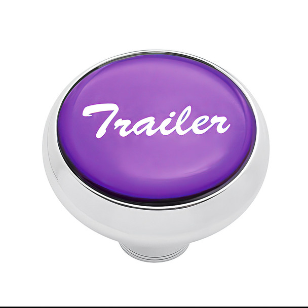 "Trailer" Deluxe Air Valve Knob - Purple Glossy Sticker