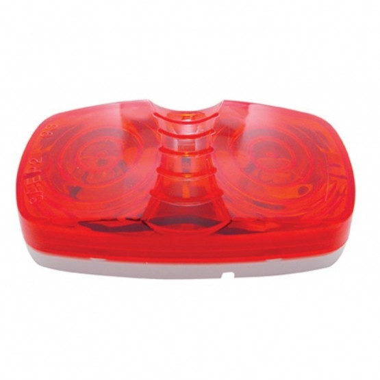 Tiger Eye Light (Clearance/Marker) With White Base - Red Lens
