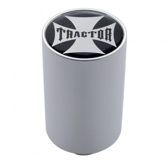 "Tractor" 3" Air Valve Knob - Black Maltese Cross Sticker