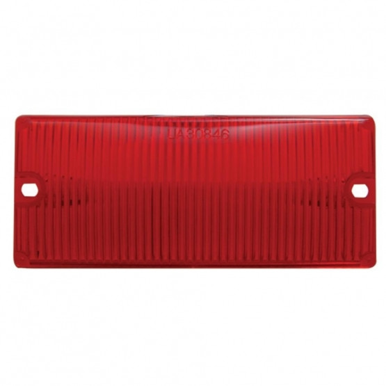 2-3/16" x 5-3/16" Door Light Lens - Red