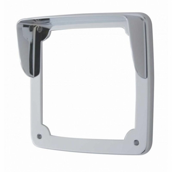 LED Square Double Face Light Bezel With Visor For UP Square Double Face Lights