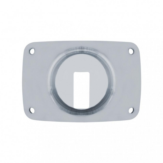 Stainless Peterbilt Headlight Inner Mounting Base Plate