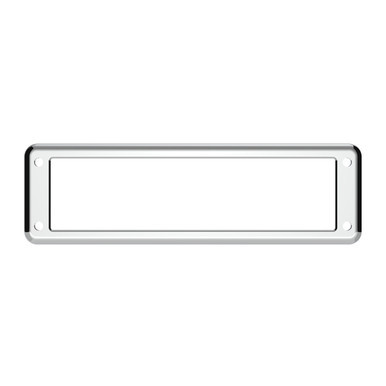 40940-UP Chrome Plastic Overhead Pocket Bezel For 2000-2010 International 9900/9400/9200