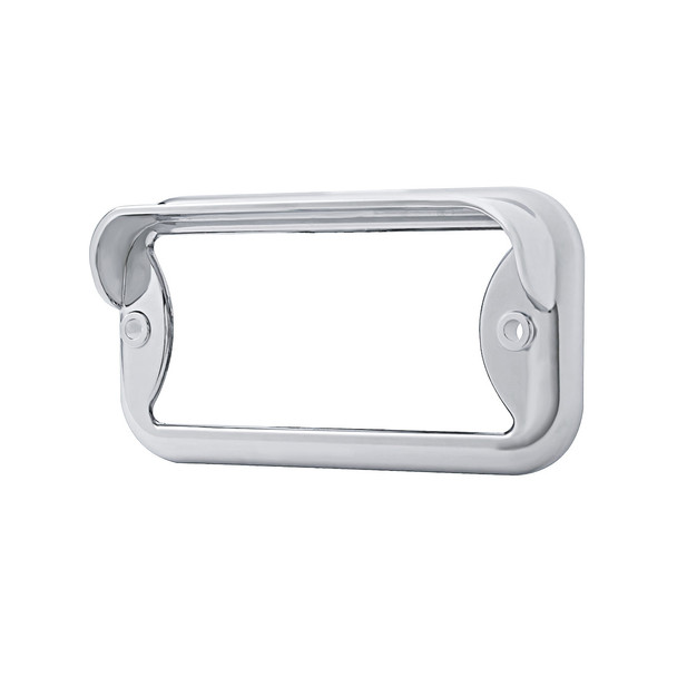 Small Rectangular Light Bezel With Visor