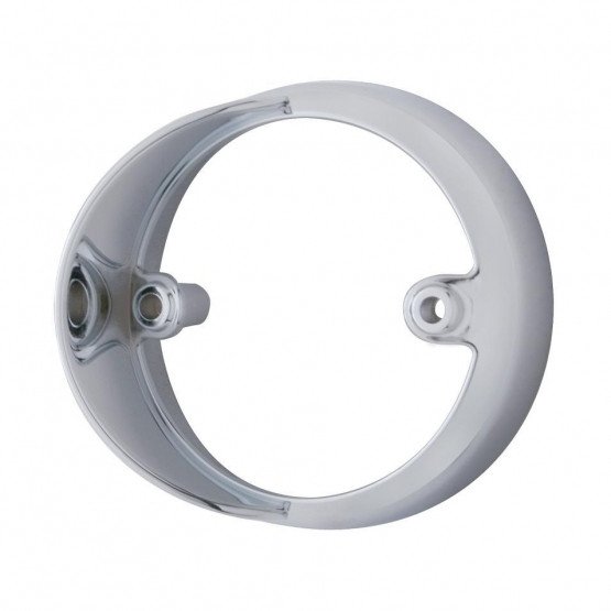 3" Round LED Light Bezel With Side Visor