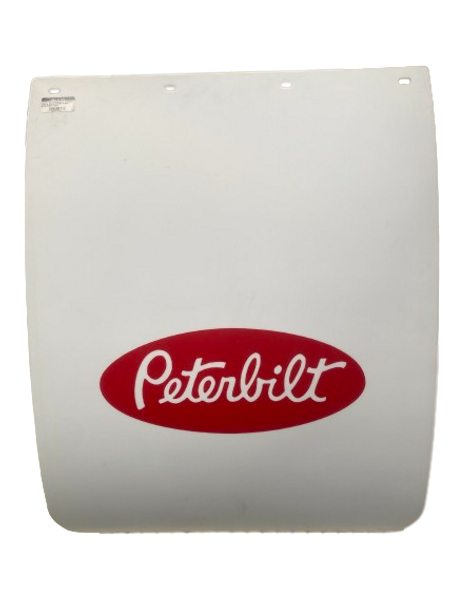 24T94X-0010 24x30x4mm, Peterbilt Logo In White Letters In Red Background, With White Background