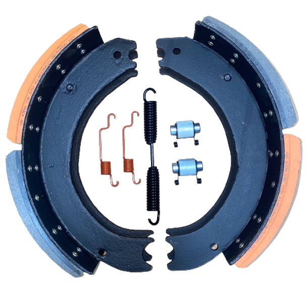 GBEK4709E223STD  Rear Brake Shoes With Spring Kit 7” X 16.5”, 23.000 Lbs, Eaton (Reman)